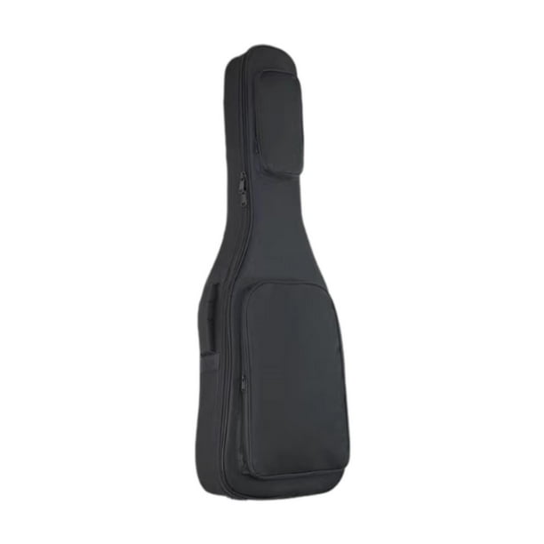 Funda para guitarra Estuche de transporte para guitarra acústica Caja de almacenamiento para guitarra Asa de transporte negro