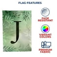 thumbnail image 5 of America Forever Monogram Letter J Garden Flag, 12.5 x 18 inch Double Sided, Greenery Flag, Botanical Monogram Flag, Initial Flag, Spring Summer Outdoor Decor, Yard Decoration, 5 of 5