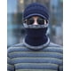 thumbnail image 4 of Gorro y bufanda de punto, gorro de una pieza, forro polar de invierno, gorro de lana, calentadores de cuello, dos en uno para hombres y mujeres, 4 of 5