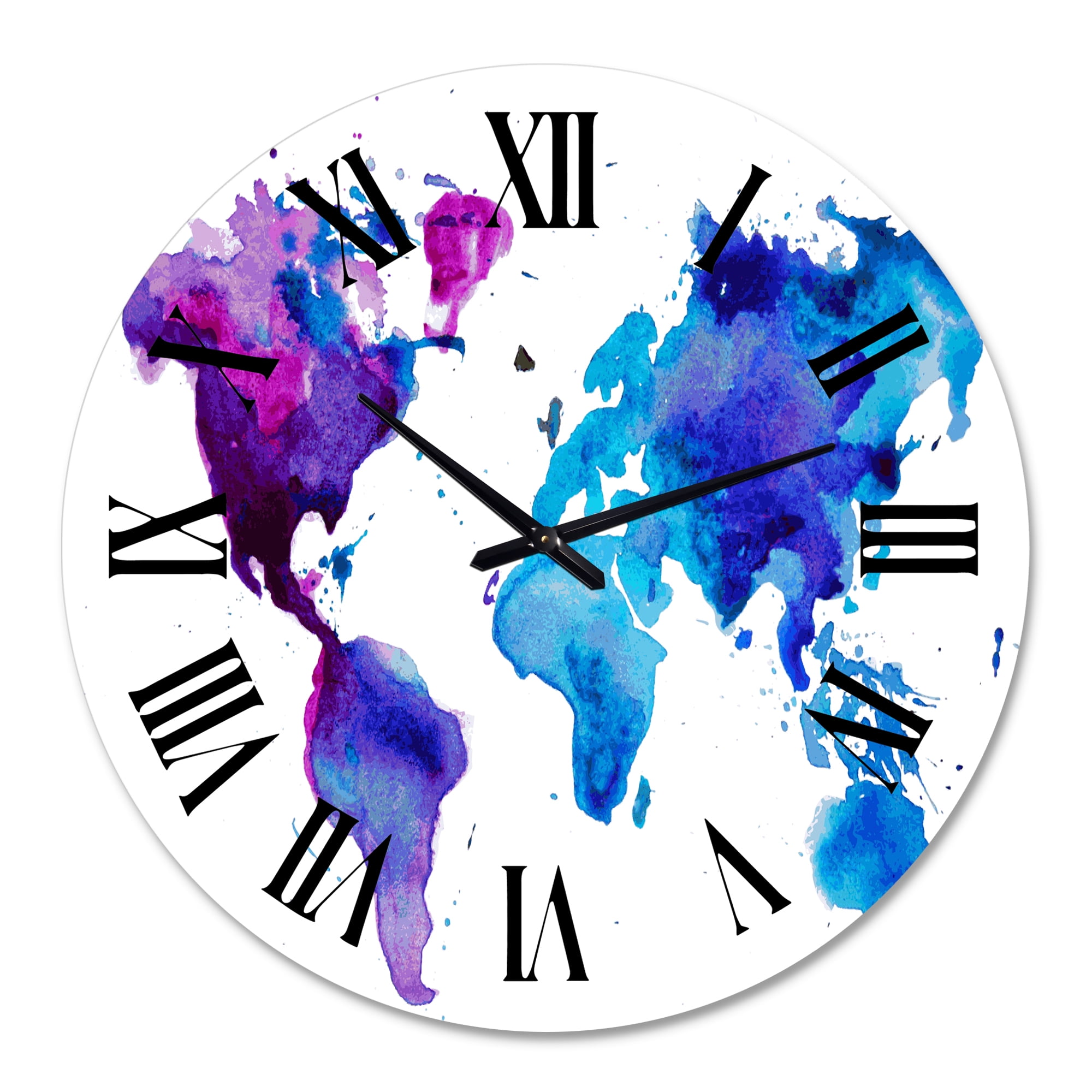 Designart 1 in Quartz Modern/Contemporary Wall Clock