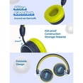 thumbnail image 3 of Gorsun E95A Kids Headphones Wireless with Mic, BT. 5.1, LED Lights Kids BT. Headphones, 85dB Volume Limited Toddler Headphones, Stereo Headsets for School Tablet PC, 3 of 13