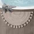 thumbnail image 3 of Alfombra de baño Savi Home de algodón en media luna 56 x 91 cm beige, 3 of 5