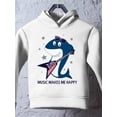 thumbnail image 3 of Music And Shark Hoodie Toddler -Image by Shutterstock,  4 Toddler, 3 of 4
