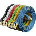 thumbnail image 1 of Cable Ethernet CableGeeker Cat7 de 2,1 m, paquete de 6, plano y blindado, 1 of 7
