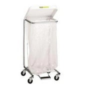 R&B Wire 690NS Portable Hamper Clear Disposable Poly-Liners - 200 Bags