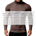 thumbnail image 3 of Hvogkswy Compression Shirt Men, Turtleneck Dry Workout Base Layer Undershirt Thin Stretchy Slim Comfy Long Sleeve Tops, 3 of 6