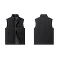thumbnail image 4 of FRSASU Men's Lightweight Cargo Vest Outerwear Windproof Sleeveless Jacket for Golf Running Hiking Black, 4 of 9
