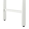 thumbnail image 4 of Hustle 2 Person Computer Desk with Drawers in White/Elm - Engineered Wood, 4 of 9
