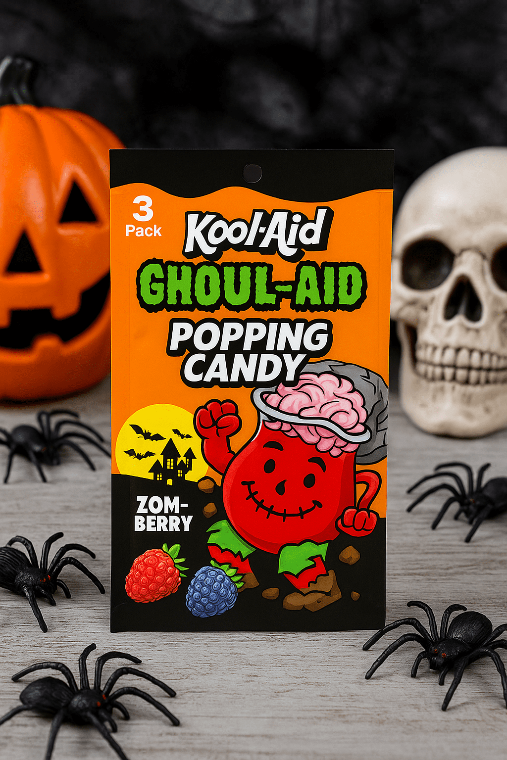 Kool-Aid Ghoul-Aid Popping Candy 3 Pack 0.74 oz. - Walmart.com