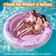thumbnail image 2 of Tumbona de piscina Float Sloosh Tanning de tela de lujo rosa, 2 of 7