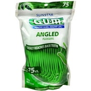 GUM X-Treme Fresh Flossers Just Brushed Mint 75 Each (Pack of 3)