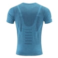 thumbnail image 4 of Luvrsol Mens T-Shirts Casual Solid Round-Neck Tight Breathable Sports Outdoor Running Tee, M-4XL, 4 of 4