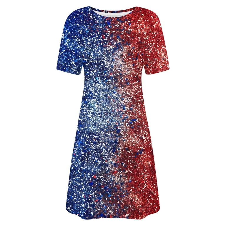 red white blue mini dress Red White Blue Dresses