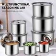 thumbnail image 3 of Szbaoan Food Grade Stainless Steel Mixing Bowls, 304 Commercial Kitchen Prep Containers, Multi Size Lard Oil Basins for Baking Cooking, Heavy Duty Metal Utensil Set, 3 of 5