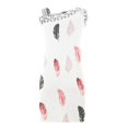thumbnail image 5 of SMihono Robe d'Été Grande Taille pour Femmes 2023 Mode d'Été Imprimée Col Rond Sans Manches Robe à Épaules Dénudées, 5 of 5