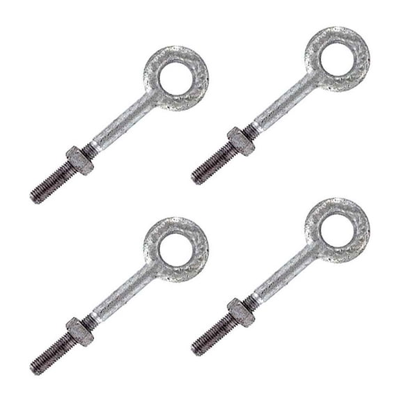 5/16" x  2-1/4" Galvanized Eye Bolt – 4 Pack