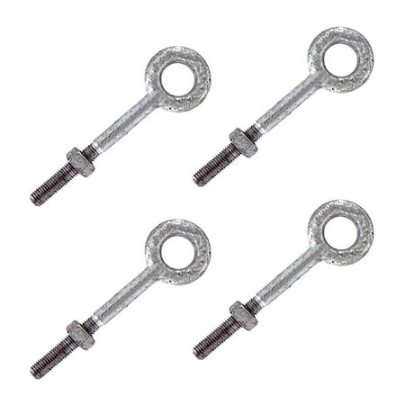 

5/16 x 2-1/4 Galvanized Eye Bolt – 4 Pack