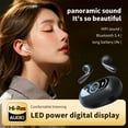 thumbnail image 6 of TOPRenddon Wireless Earbuds 30Hrs Bluetooth 5.4 Headphones, Bluetooth Earbuds Stereo Bass Sound Ear Buds, IPX5 Waterproof Sports Over Ear Earphones with Earhook,LED Power Display for Running Workout, 6 of 6