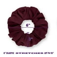 thumbnail image 4 of Scrunchies Cotton Knit Standard Size 3-Pack Ponytail Holder Made in USA Scrunchie King Burgundy, 4 of 5