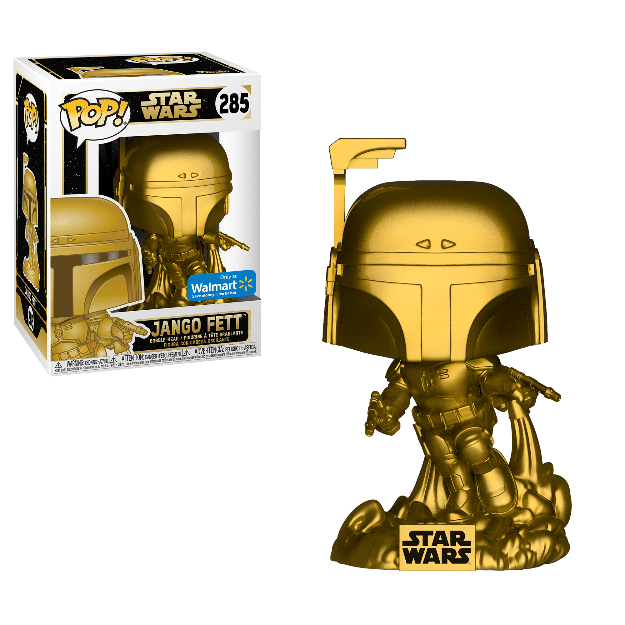 Funko POP Star Wars: Jango Fett (Gold Metallic) - Walmart ...