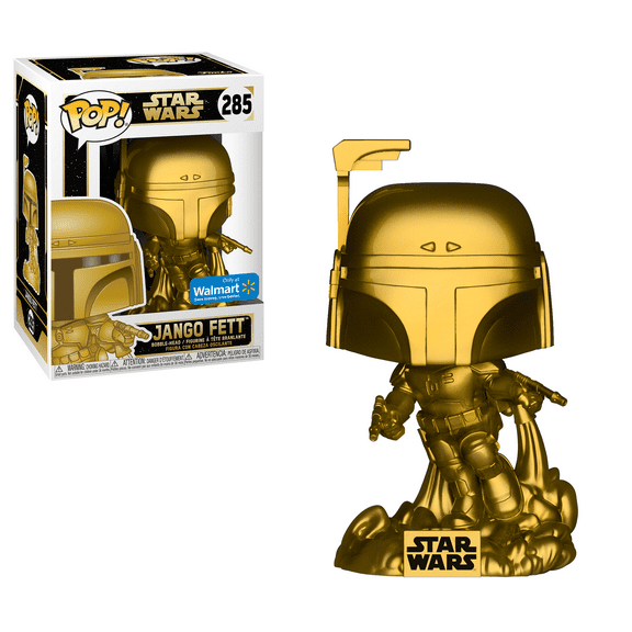 Funko POP Star Wars: Jango Fett (Gold Metallic) - Walmart Exclusive