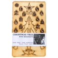 thumbnail image 1 of Decoraciones navideñas Fiudx para interiores Kit de Árbol de Navidad Árbol de escritorio en miniatura de madera, 1 of 1