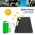 thumbnail image 3 of Panel Solar de 100W, Cargador de Panel Solar Portátil Negro Carga Rápida Para Viaje en Bote de Vehículos Recreativos, 3 of 7