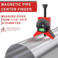 thumbnail image 5 of Pipe Center Finder, Pipefitter Tools with Magnetic Centering Head, Pipe  2.75inch Y-Shape with Adjustable, 5 of 8