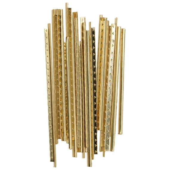 19Pcs Guitarra Acústica Fretero De Alambre De Latón De Cables 2.2mm Ancho De Ejecución De Oro Hugo Fretwire