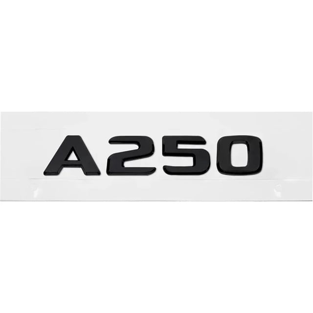 ZWP Car Rear Trunk Sticker Emblem ABS Tail Number Badge Decal Compatible With Mercedes Benz A63 A200 A220 A250 A260