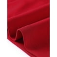 thumbnail image 5 of INSPIRE CHIC Women's Elegant Dresses Tie Neck Puff Short Sleeve Wear-to-Work Dress XL Red, 5 of 6