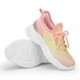 thumbnail image 5 of Kushyshoo Girls Lightweight Sneakers Kids Breathable Lace-up Athletic Running Shoes Big Kids Walking Shoes Rainbow Pink Size 1, 5 of 7