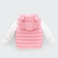 thumbnail image 4 of Herrnalise Toddler Puffer Jacket Toddler Kids Baby Boys Girls Fashion Cute Solid Color Windproof Padded Clothes Jacket Hooded Coat Toddler Winter Jacket, 4 of 5