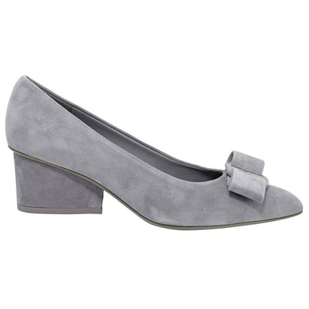 

Salvatore Ferragamo Rhinoceros Grey Viva 55 Pump Shoe Brand Size 8.5