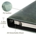 thumbnail image 3 of FORMRS 3 Ring Photo Album 4"x6" Self Adhesive Large Capacity PU Leather Cover, Forest House, 3 of 8