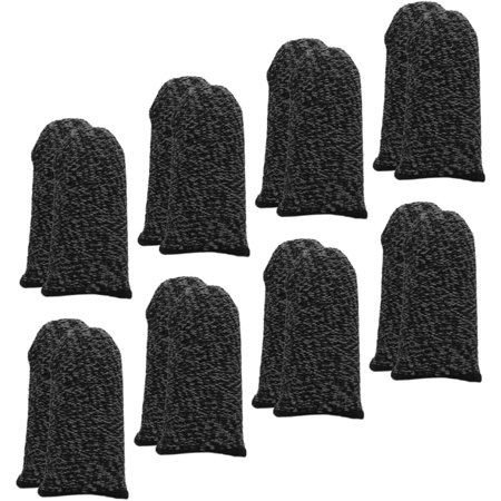 8 Pairs Game Finger Stall Thumb Protector Gamer Thumb Protector Gaming Finger Cover Game Finger Protector Finger Cover for Gaming Touchscreens Game Finger Cover Game Finger Sleeve