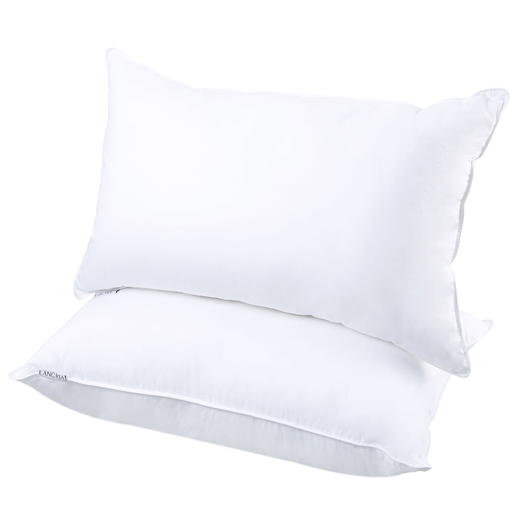LANGRIA Luxury Hotel Collection Bed Pillows Plush Down Alternative