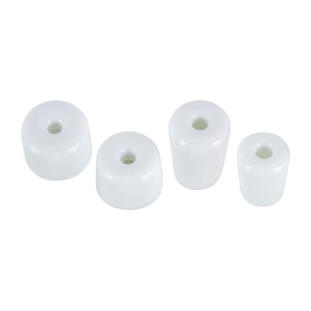 Rubber Door Stop Tip Kit Set, White