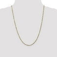 thumbnail image 2 of Real 14kt Yellow Gold 2.25mm Diamond Cut Milano Rope Chain; 24 inch; Lobster Clasp; for Adults and Teens; for Women and Men, 2 of 5