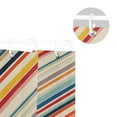 thumbnail image 5 of Yayeee Shower Curtain with Hooks 72"x72" Waterproof Fabric Bathroom Hanging Decor, Striped Pattern, 5 of 5