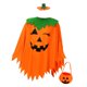 thumbnail image 2 of Conjunto de disfraz de calabaza de Halloween, bonito sombrero de calabaza decorativo para cosplay para mascarada L con luz de noche, 2 of 9