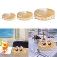 thumbnail image 4 of 3 / de soportes para tartas, bandejas para servir dulces y cupcakes, tarta de tarta de repostería, de postre de Oro, 4 of 9