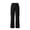 Black, variant on TIREOW Girls Cargo Sweatpants Solid Color Elastic Waist Wide Leg Cargo Sweat Pants Baggy Casual Cargo Pants with Multi-Pockets