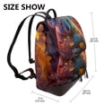 thumbnail image 2 of Disketp Forest Koala Mochila de Cuero para Mujer, Bolso de Espalda Antirrobo con Estilo para Viaje, Trabajo y Uso Diario, 2 of 4