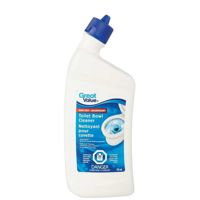 Great Value Heavy Duty Toilet Bowl Cleaner, 710ml