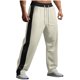 thumbnail image 2 of Pantalones largos para hombre, lisos, a la moda, informales, con bolsillos, cintura elástica, pantalones largos, pantalones deportivos, pantalones de poliéster para hombre., 2 of 9