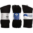 thumbnail image 2 of Yacht & Smith Mens Diabetic Neuropathy Edema Socks, Cotton Crew, Ankle Medical Sock, Size 10-13, 2 of 5