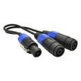 thumbnail image 1 of Varón de Del Divisor Del Los 0. Al Amplificador de 2 Vías Del Cordón Del Cable de 2 Altavoces Femeninos, 1 of 8