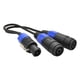 thumbnail image 1 of NUEVO 0. PA Splitter Plug A 2 Altavoces Cable Amplificador De 2 Vías, 1 of 9