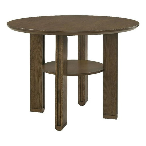 Ottowa 47-inch Round Counter Height Dining Table Brown